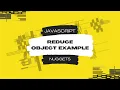 Javascript Nuggets - Reduce object example