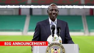 Ruto announces official opening of Raila Odinga stadium with FC Bayern München VS AFC Ajax game!