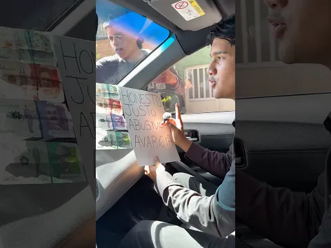 Pusimos a prueba la humildad de esta limpia vidrios # #viral #reflexion