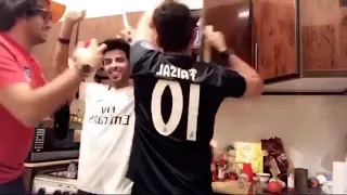 رقص احمد البارقي في المطبخ 