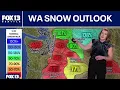 Seattle weather Scattered showers ski report low temps FOX 13 Seattle