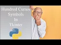 Change Cursor Symbols using Python Tkinter - Tkinter Tutorial