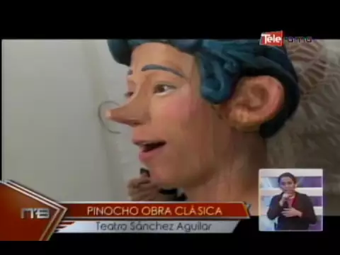 Pinocho obra clásica Teatro Sánchez Aguilar
