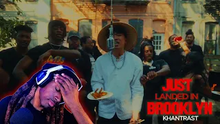 NEW YORK UNLOCKED ASIAN DRILL RAPPERS NOW!? | KHANTRAST - LANDED IN BROOKLYN REACTION