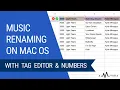 Generate filenames from tags on Mac with Tag Editor and Numbers