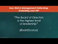 How Well Is Management Performing - Evaluating Your ESP