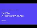 CS50 Final Project FLESHKA Flashcard Web App 2025