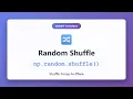 NumPy Random Shuffle Tutorial np random shuffle Explained for Beginners