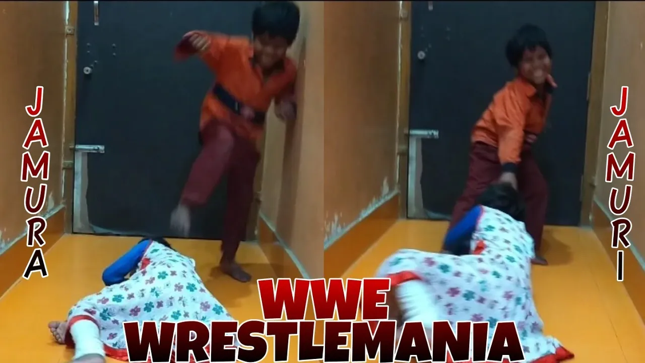 Jamura Jamuri Wwe😂|Wwe|Wwe WrestleMania|Funny Video😂😂|#Bihari #Bihar #Funny_Video #Wwe #Rajhi_Vlogs