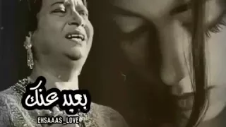 بعيد عنك اجمل كوبليه للعشاق بس ام كلثوم حاله واتس 