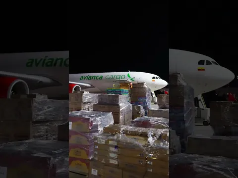 Ya va en camino el primer avión hacia Colombia con las primeras 51 toneladas de ayuda humanitaria