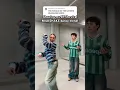 Do you think he liked it? 😅🥰 | Cadel and Mia - Katseye GAP Milkshake dance  #shorts #dance