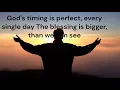 Download Lagu God's timing is perfect, worship (lyrics song