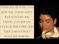 Kehlani ~ Still ~ Lyrics