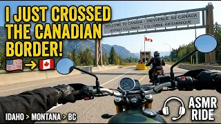 I just rode from Idaho to British Columbia | 3-Hour Motorcycle POV ASMR