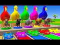 Download Lagu Long Slide Game With Cow Elephant Gorilla Hippopotamus Tiger 3d Animal Game Funny 3d Animals