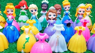 Cute Miniatures Disney Princess Frozen ELSA & Annall! elsa satisfying unboxing #disney #satisfying