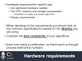 OCR GCE Computer Science Coursework analysis - requirements