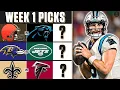 2022 NFL Week 1 EARLY SLATE Betting Guide EXPERT Picks Saints vs Falcons MORE CBS Sports