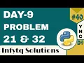 InfyTQ Programming Fundamentals Using Python Day 9 Practice Problems