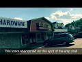 abandoned Hancock s fabric store and strip mall in Eau Claire Wisconsin