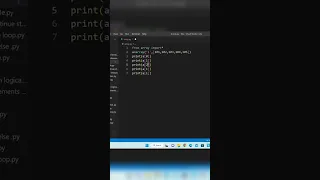 Creating one dimensional array in python