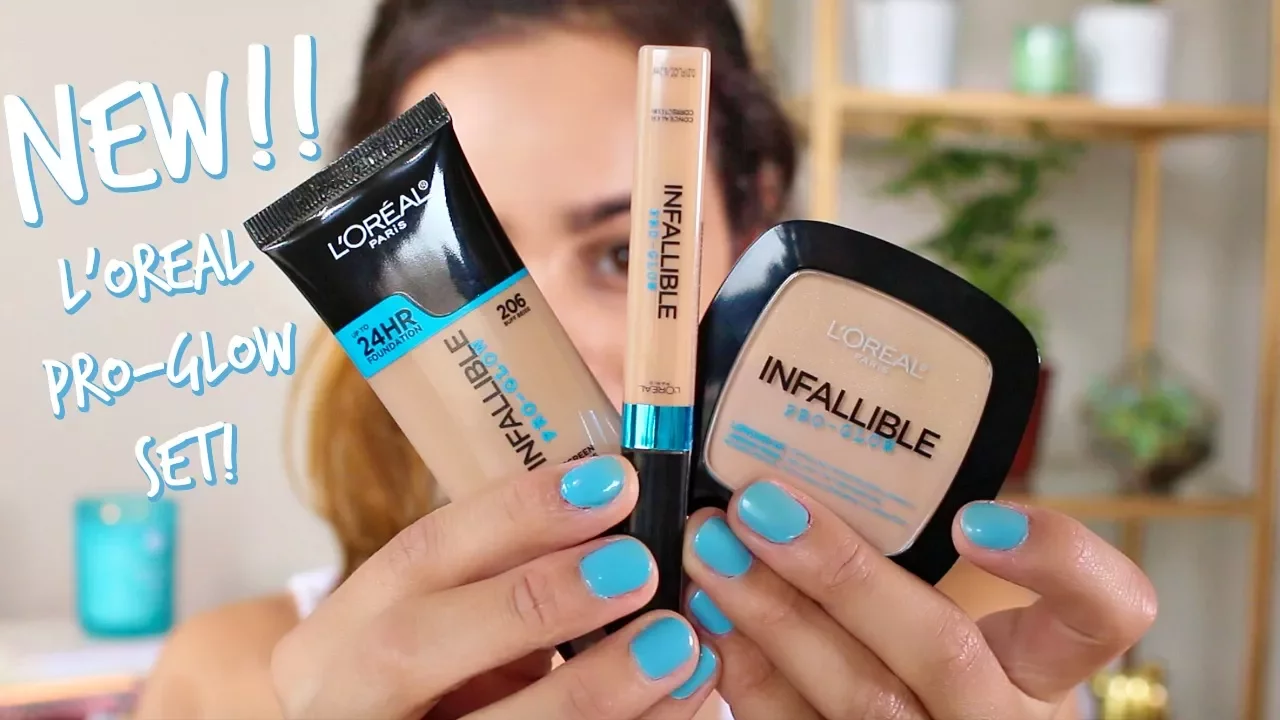 New L'oreal Infallible ProGlow Foundation| First Impression + Demo