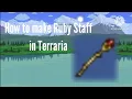 How to craft Ruby Staff in Terraria