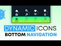 Change Bottom Navigation Icons on Selection in Android Studio - Dynamic Bottom Navigation View Icons