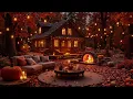 Lagu Autumn Jazz by the Fireplace π Cozy Relaxing Music \u0026 Warm Ambience for Focus, Sleep \u0026 Stress Relief