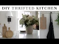 THRIFTING HIGH-END KITCHEN DECOR STYLING THRIFTED DECOR DIY HOME DECORATING IDEAS ON A BUDGET