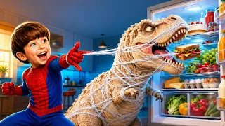 As Trollagens Mais Engraçadas de Cauã e T-Rex! 🦖😂 Coleção de Shorts Divertidos e Engraçados
