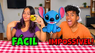 QUEM FAZ A MELHOR ESCULTURA DE MASSINHA? * Nível Fácil, Médio e Impossível!