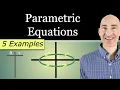 Introduction to Parametric Equations - Graphing and Eliminating the Parameter