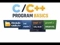C C Basics for Beginners iostream stdio main printf cout Explained