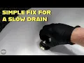 How to Remove Clean and Replace a Bathroom Sink Stopper
