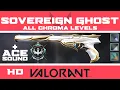 Sovereign Ghost VALORANT Skin All COLORS ACE FINISHER Skins Showcase