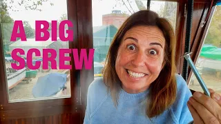 BARGE BUILD. A Big Screw. What’s all about the big screw? Sailing Ocean Fox Ep190
