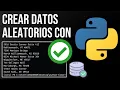 Generar Datos de Prueba con Python Crear Datos Falsos para Insercion Masiva Faker Tutorial