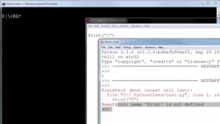 Python Module 01 - 6 Case Sensitivity