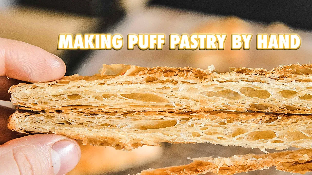 Puff Pastry dough , plus many ideas for different  puff pastry shapes. 
