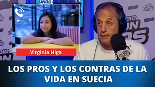 Virginia Higa y su libro sobre la vida en Suecia