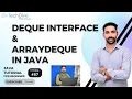Deque Interface ArrayDeque Collections Tutorial 87