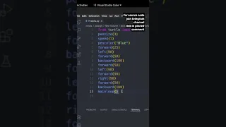H alphabet using turtle in python