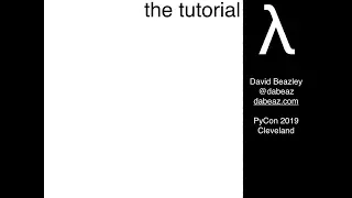 Lambda Calculus PyCon 2019 Tutorial Screencast