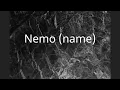 Nemo name
