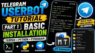 Basic Installation Termux MT Manager Build Your Own Telegram UserBot on Android Part 1