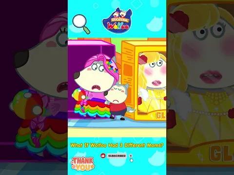 Wolfoo Got Three New Moms! 🎁 | Feelings for Kids #shorts #feelings #familylove