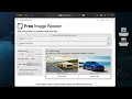 Custom size bulk image resize with FreeImageResizer