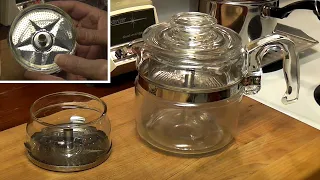 PYREX PERCOLATOR did you know and Chemex filter hack